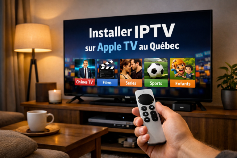Installer IPTV sur Apple TV au Québec