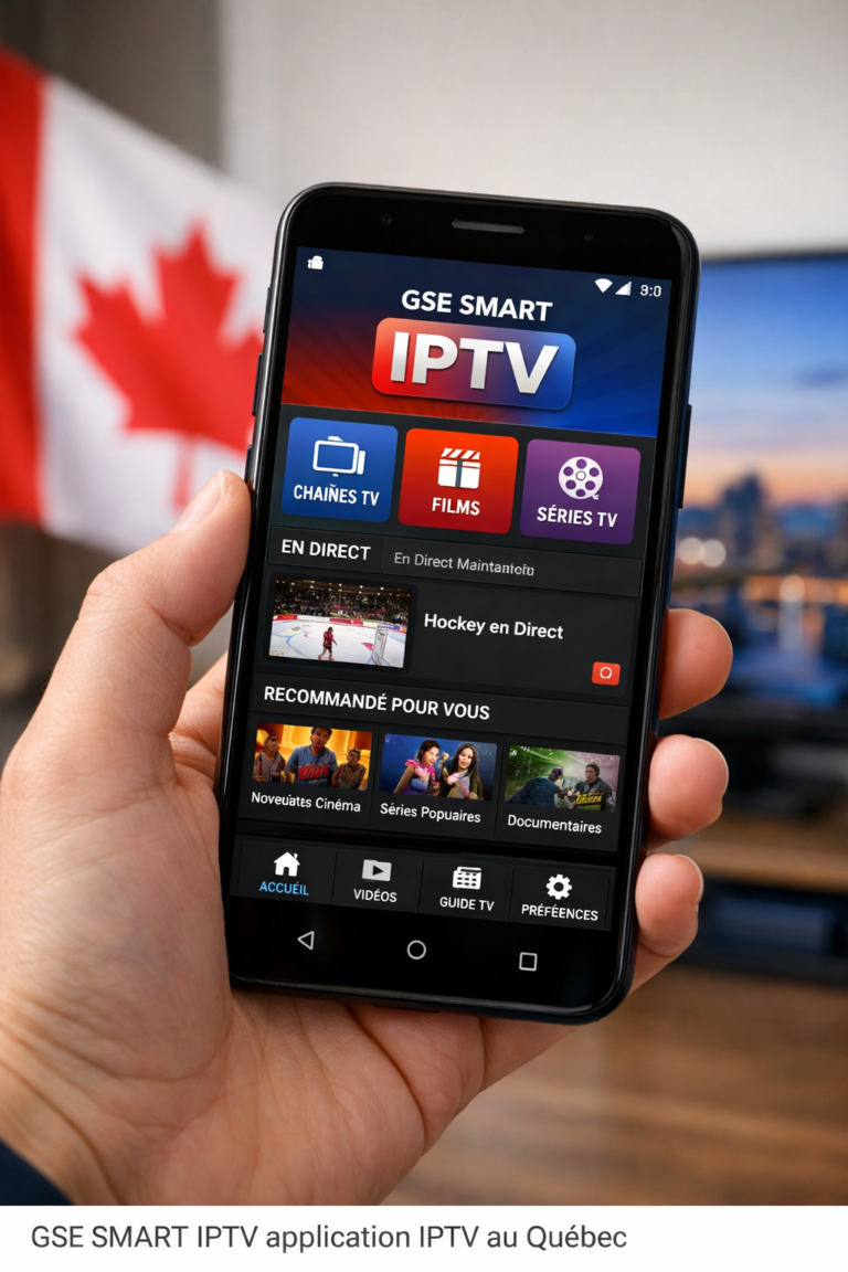 GSE SMART IPTV application IPTV au Québec