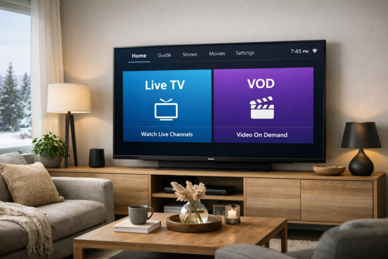 IPTV en direct vs VOD au Québec