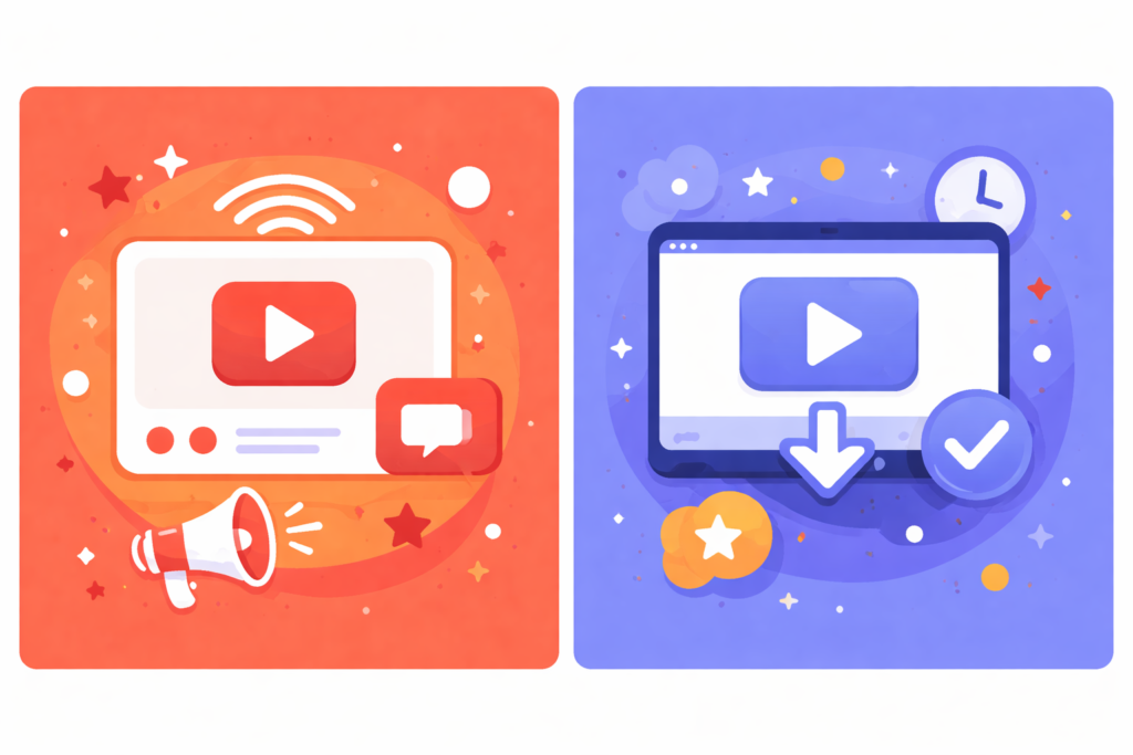 Différence entre IPTV en direct et VOD