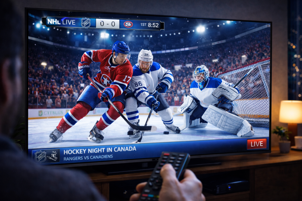 Regarder le hockey avec l'IPTV pour chaînes québécoises