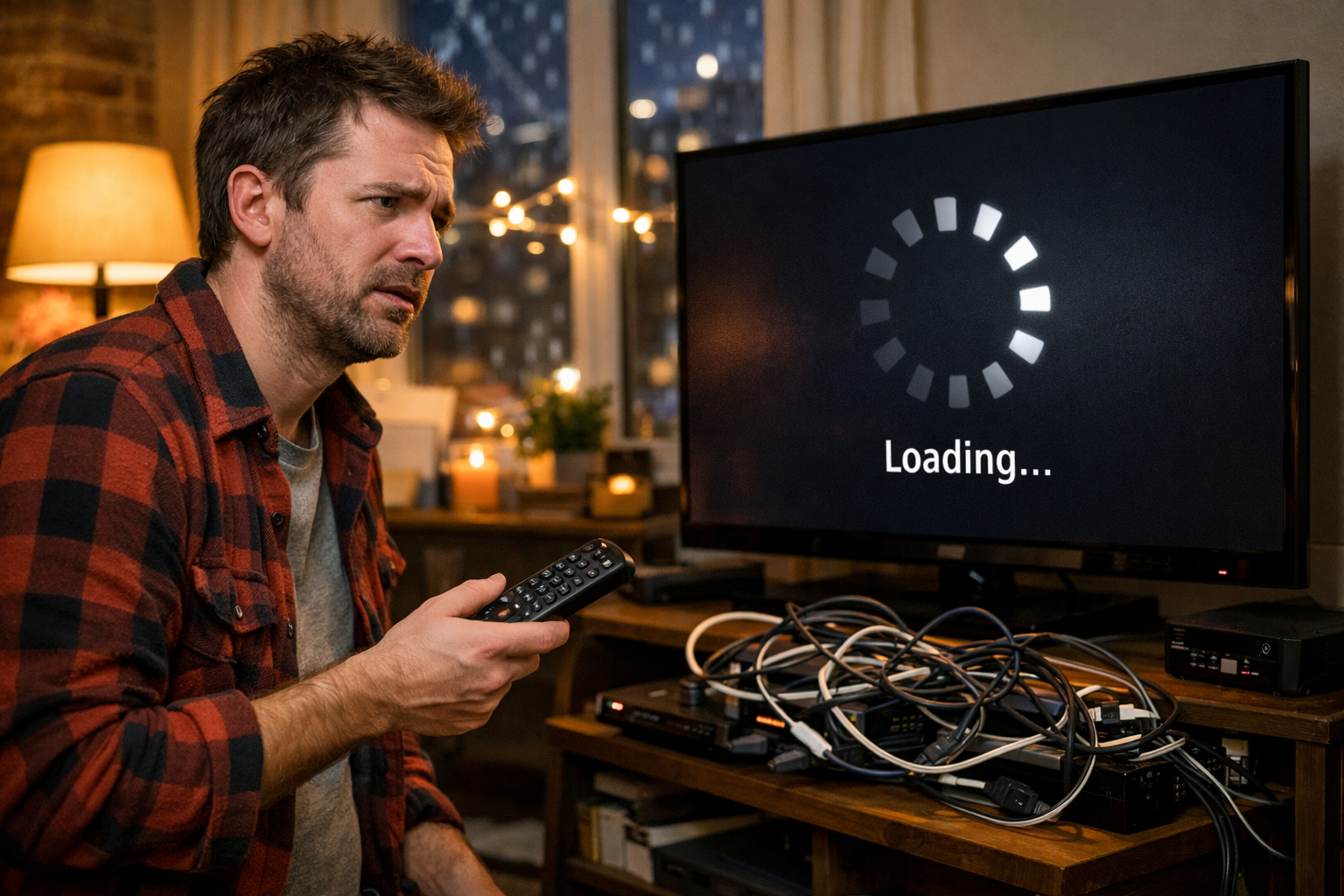 Un utilisateur commettant des erreurs fréquentes des débutants IPTV.