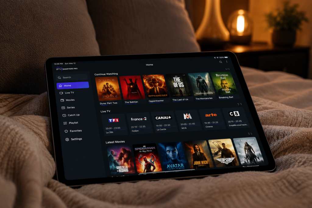 Configuration application IPTV sur iPad