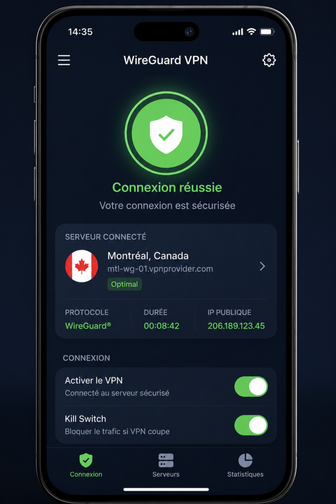 Configuration WireGuard VPN IPTV