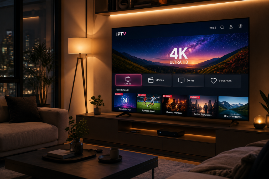 Streaming IPTV premium fluide