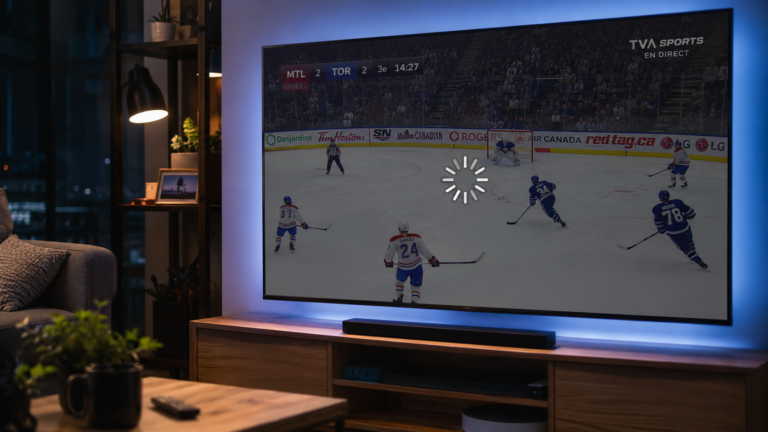 IPTV qui gèle sur une télévision au Québec