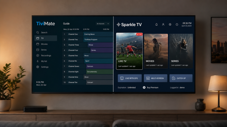 sparkle tv vs tivimate