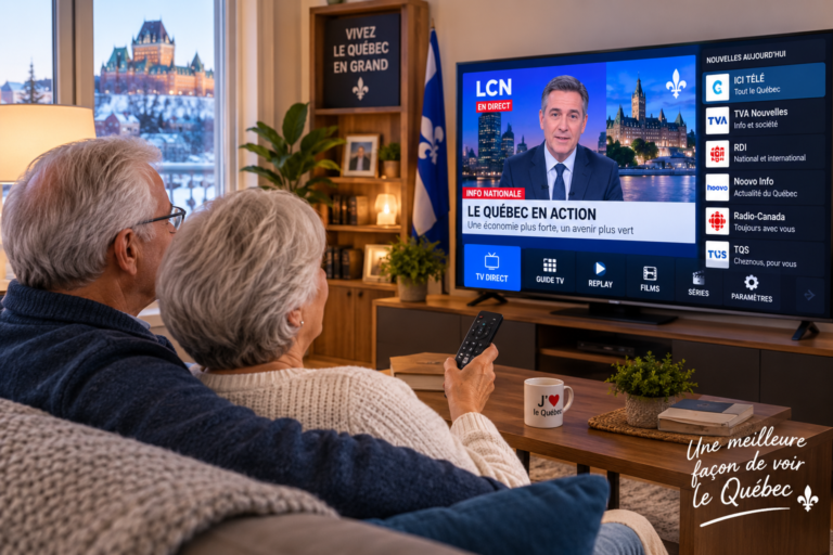 Guide pratique sur l'iptv personnes agees quebec et les télécommandes simplifiées.