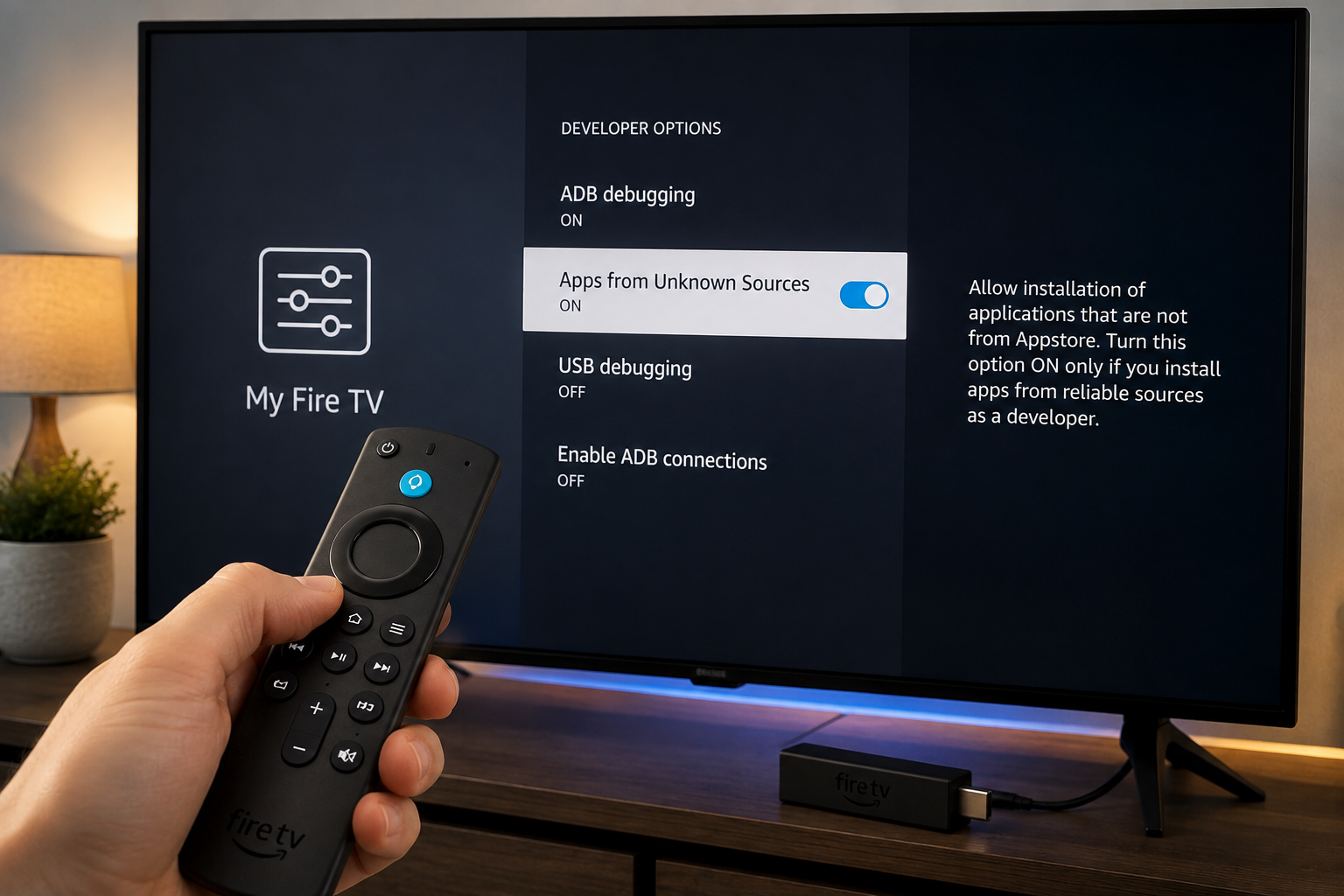 Configuration des paramètres pour installer iptv fire stick facilement