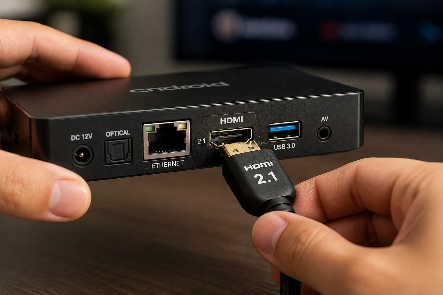 Branchement HDMI pour résoudre l'erreur iptv son mais pas d'image.