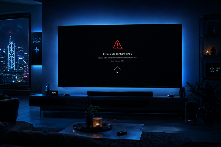 IPTV écran noir sur Smart TV et Android TV